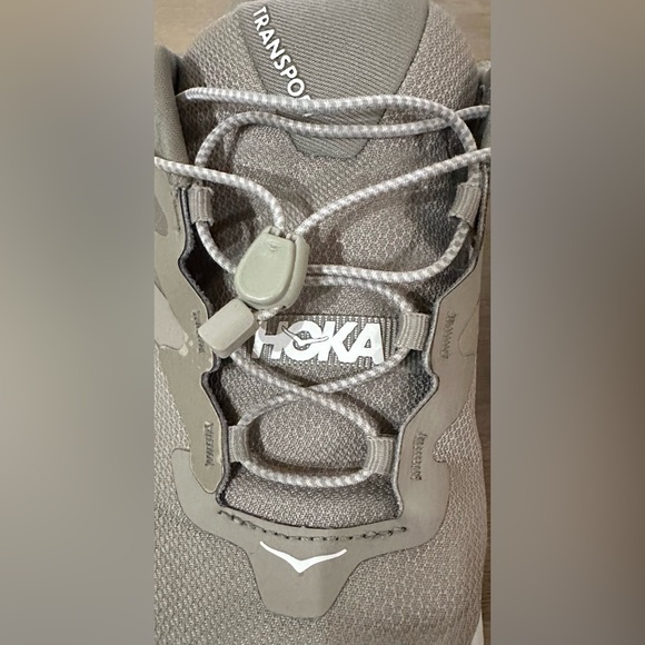 Hoka One One Transport Tan Trail Shoes Quick Toggle Lace, Cordura, Vibram Size 9 - Picture 5 of 16